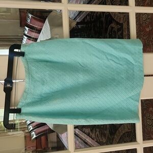 VINTAGE Yet NEW With TAGS! Gorgeous, Textured Skirt! Robin's egg color.